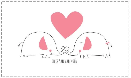 Día de San Valentín, Imprimibles en Español. / Valentine's Day ...