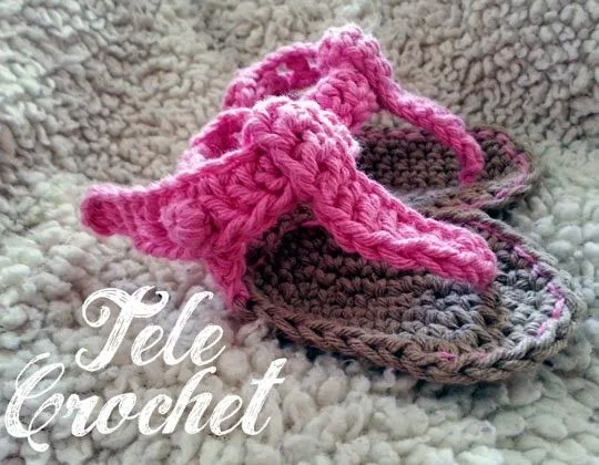 sandalias bebe crochet | facilisimo.com