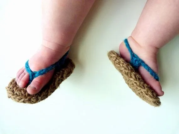 Sandalias de crochet para bebés | mamasmolonas