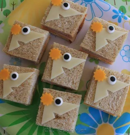 Sandwichs para fiesta de Phineas y Ferb. | Comida Original | Pinterest