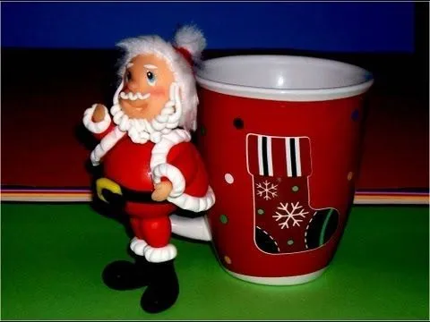 Santa Claus paso a paso - Christmas Crafts - YouTube