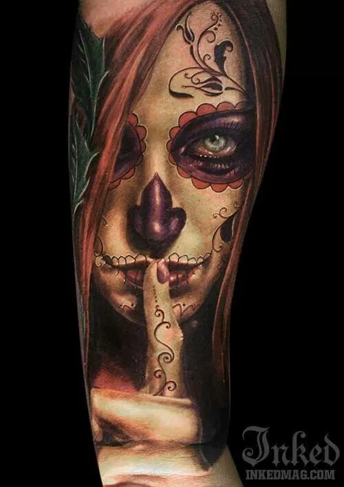 tattoo on Pinterest | Tatuajes, Santa Muerte and Kat Von D