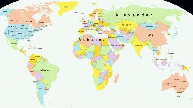 Santiago, William, Mohammed o Alexander?: Crean mapa de los ... Santiago, William, Mohammed o Alexander?: Crean mapa de los ...
