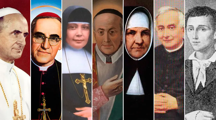 7 nuevos santos: Pablo VI, Monseñor Romero y la primera santa boliviana |  ACI Prensa