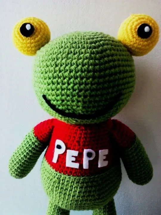 Sapo pepe! amigurumi crochet facebook.com/numitejidos | numi ...
