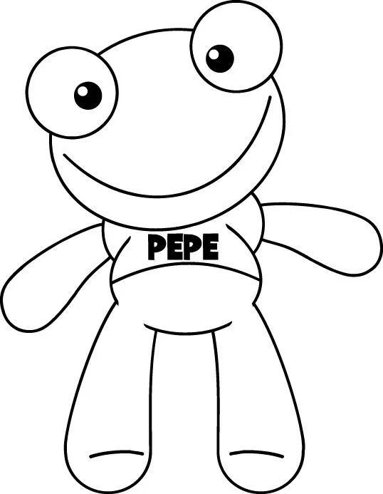 LAMINAS PARA COLOREAR - COLORING PAGES: El Sapo Pepe para dibujar ...
