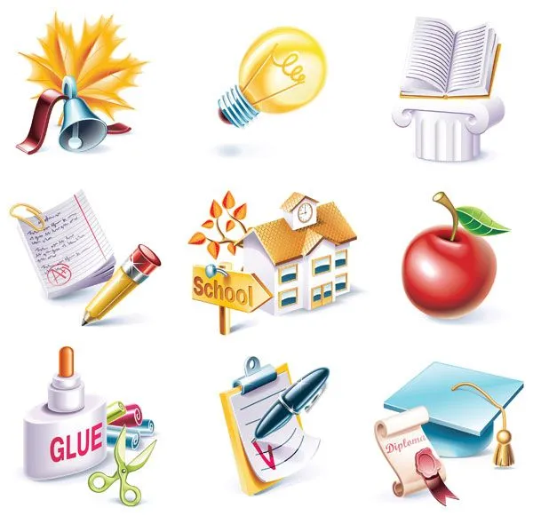 School theme Icon vector - Vector Icons free download School theme Icon vector - Vector Icons free download