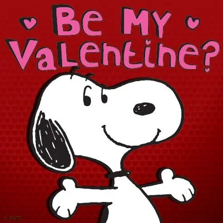 Feliz dia de San Valentín Snoopy - Imagui