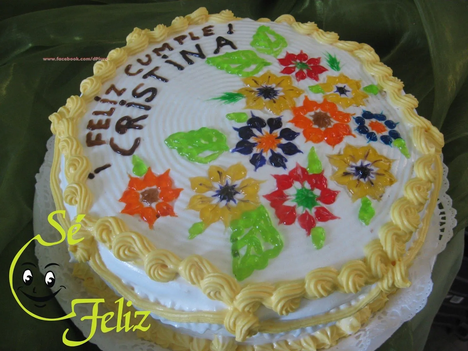 SÉ FELIZ: Tortas decoradas con merengue