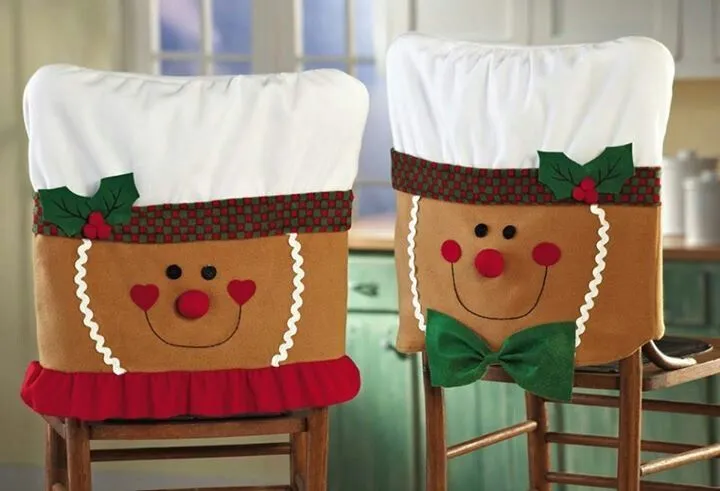 seat covers on Pinterest | Chair Covers, Navidad and Gingerbread