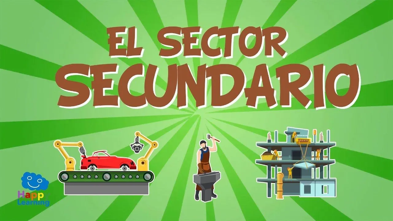 EL SECTOR SECUNDARIO El trabajo y su clasificación | Vídeos Educativos para  niños - YouTube