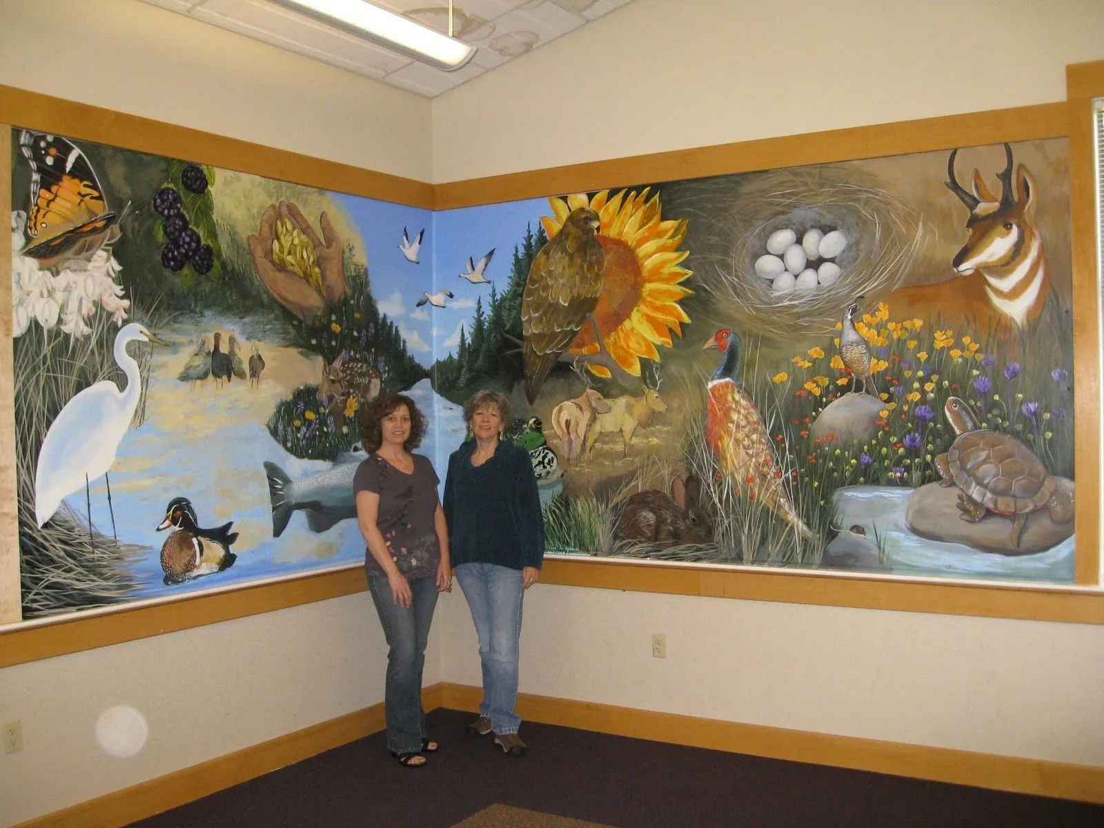 Seen In Natomas: South Natomas Library Mural Seen In Natomas: South Natomas Library Mural