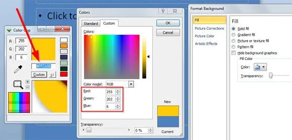 Selector de Color para Presentaciones de PowerPoint : : Plantillas ...
