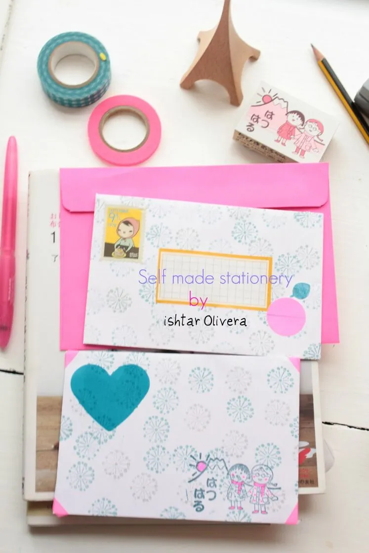 Self made stationery ♥ Cartas hechas a mano | Ishtar Olivera Self made stationery ♥ Cartas hechas a mano | Ishtar Olivera