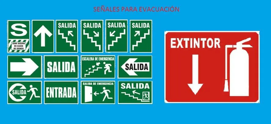 Señalizaciones en caso de sismo - Imagui