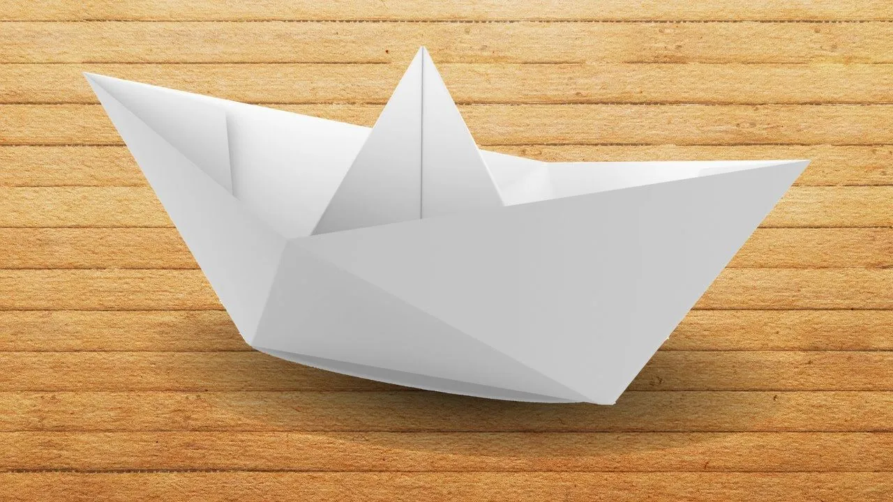 Como hacer un sencillo Barco de Papel -Manualidades Infantiles