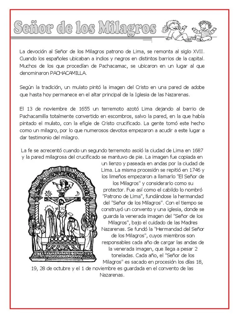 Señor de Los Milagros-5to | PDF