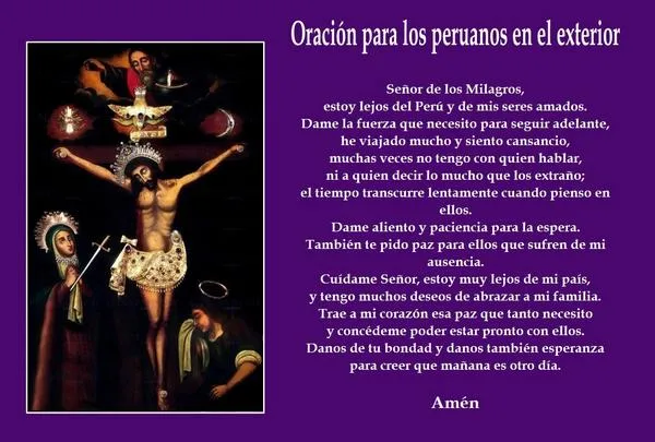 SeñordelosMilagros on Twitter: "Oración al Señor de los Milagros ...