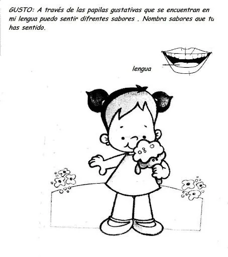 Dibujos infantiles de los 5 sentidos - Imagui