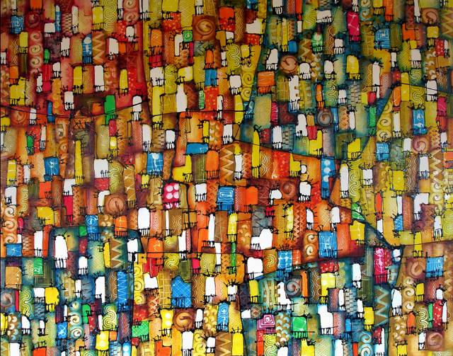 De la serie Ciudades en Abstracto Jorge luis Santiesteban - Artelista.
