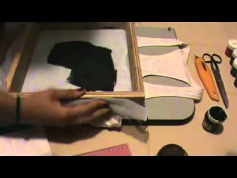 Serigrafía/Estampado de Camisetas-Franelas en casa. - YouTube