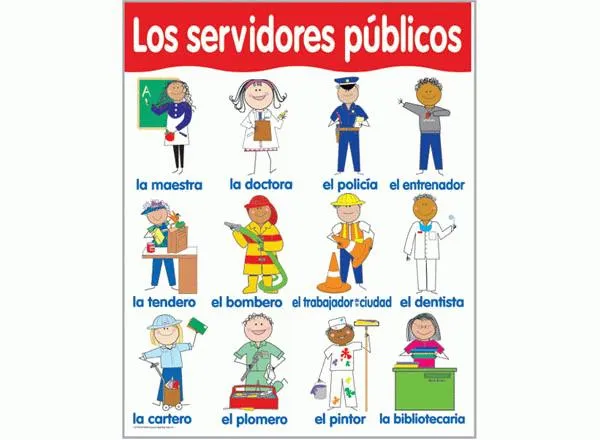 Servidores públicos para preescolar - Imagui