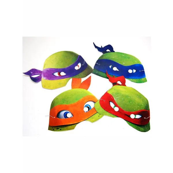 Set de caretas Tortugas Ninja: comprar online