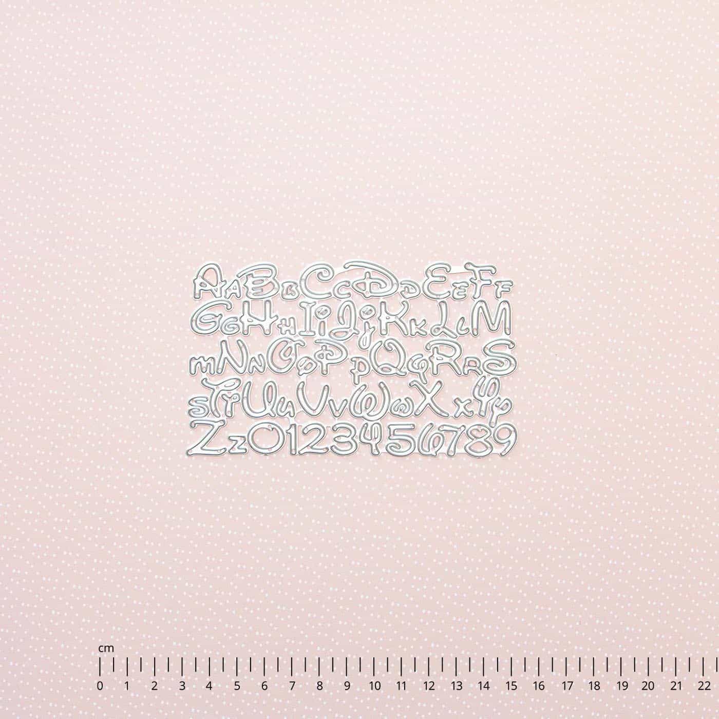 set de letras abecedario Disney mayúsculas y minúsculas con números - Suzzy  #099103 - La esquinita del scrap