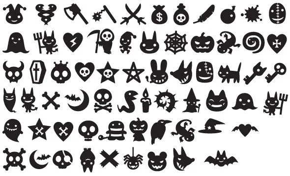 5 Sets de Siluetas vectorizadas de Halloween | Puerto Pixel ... 5 Sets de Siluetas vectorizadas de Halloween | Puerto Pixel ...