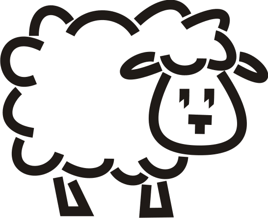 Sheep Stencil | STENCIL IDEAS | Pinterest