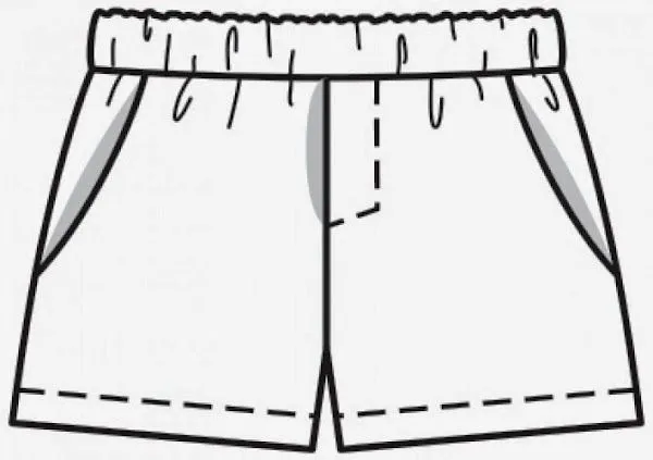 Patrones de shorts para bebé - Imagui