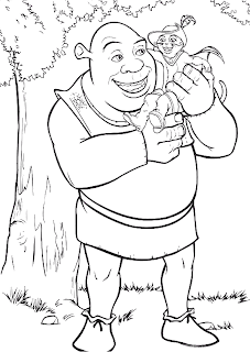 de Shrek para imprimir y colorear: Shrek y el gato con botas para ... de Shrek para imprimir y colorear: Shrek y el gato con botas para ...