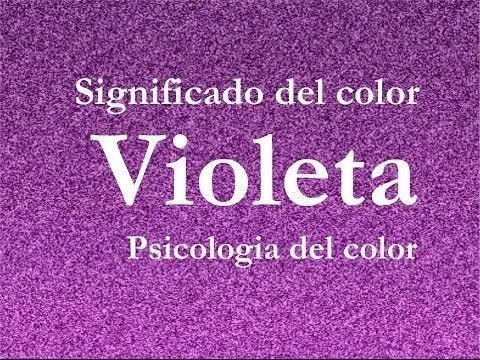 Significado del color violeta o morado | Psicología del color ...