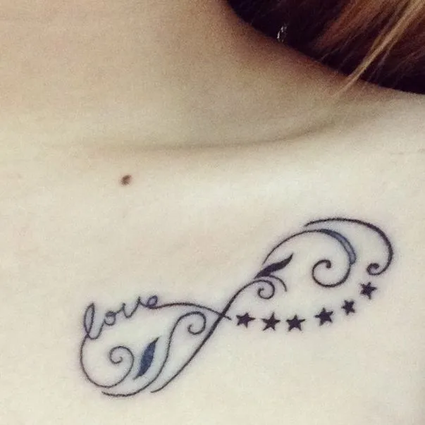 Signo Infinito, Frase: Love y Estrellas | Tatuajes, Google and Search