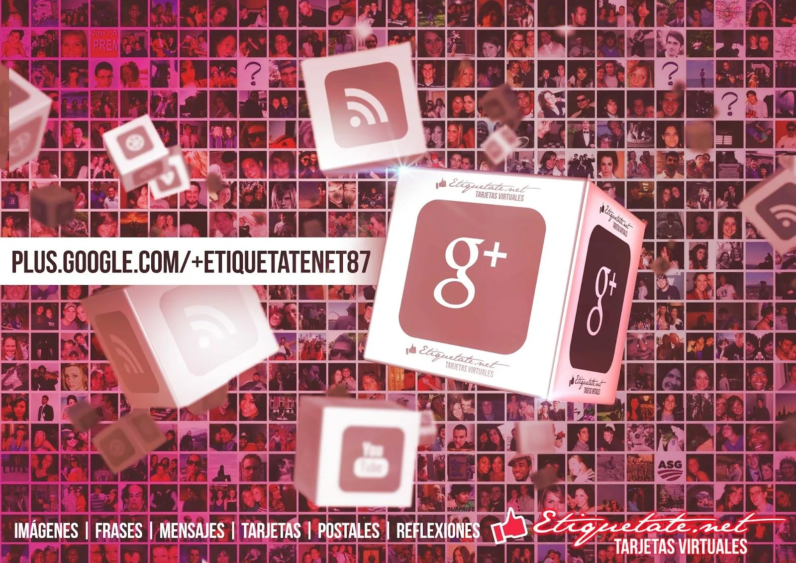 Sígue a ETIQUETATE.NET en las redes sociales .:  Twitter, Facebook, YouTube, Google+, Flickr, Instagram, Pinterest.