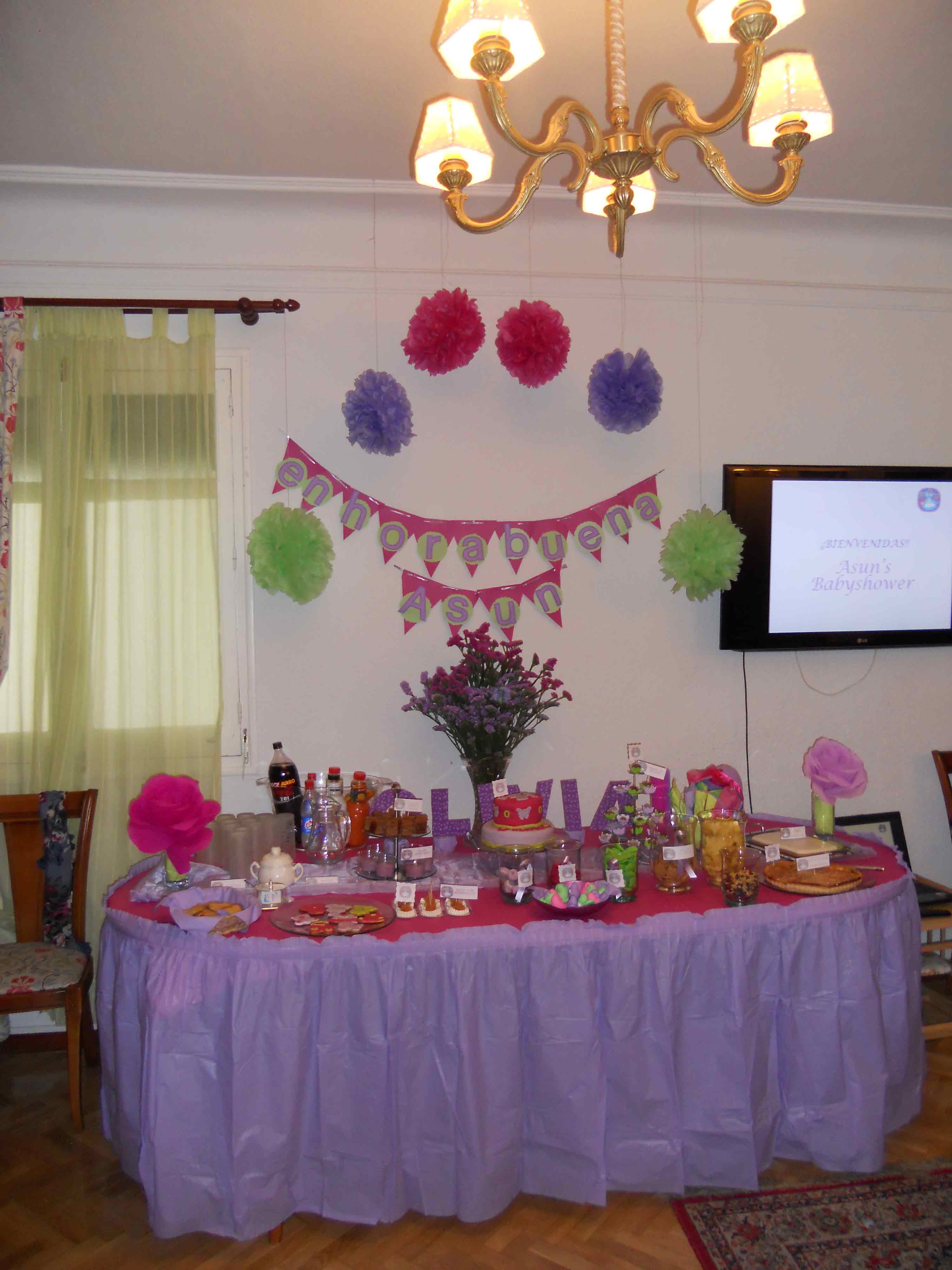 SIGUIENDO CON LOS BABYSHOWER: Babyshower para niña. | My Trendy Party