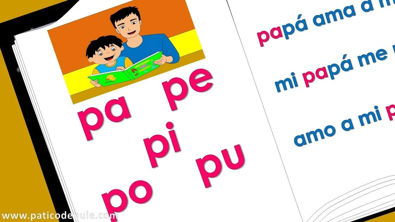 Sílabas pa pe pi po pu - Aprende a leer - Palabras con p para niños -  YouTube