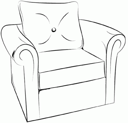 Un silla para colorear - Imagui
