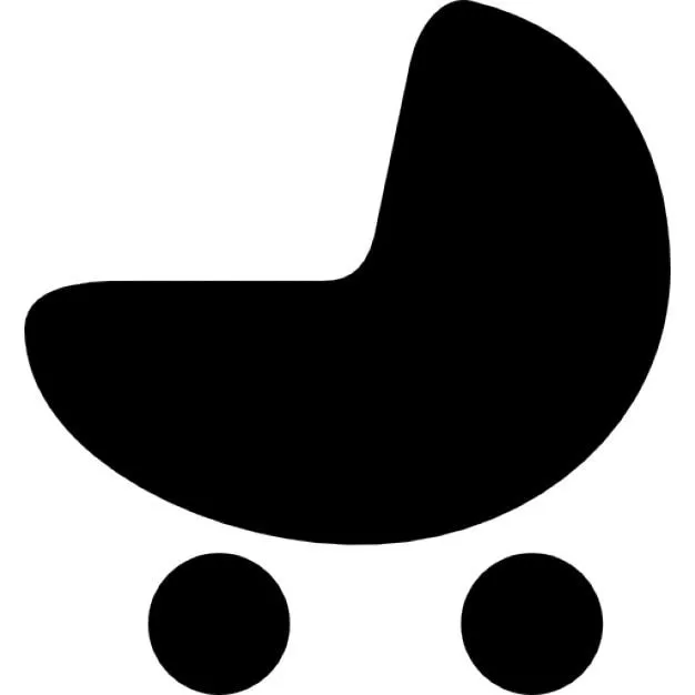 Silueta del bebé cuna | Descargar Iconos gratis