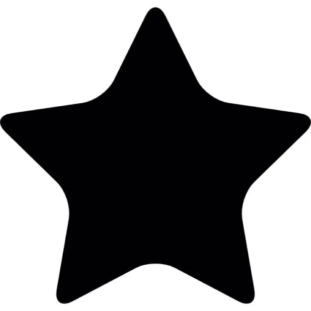 Silueta estrella negro | Descargar Iconos gratis