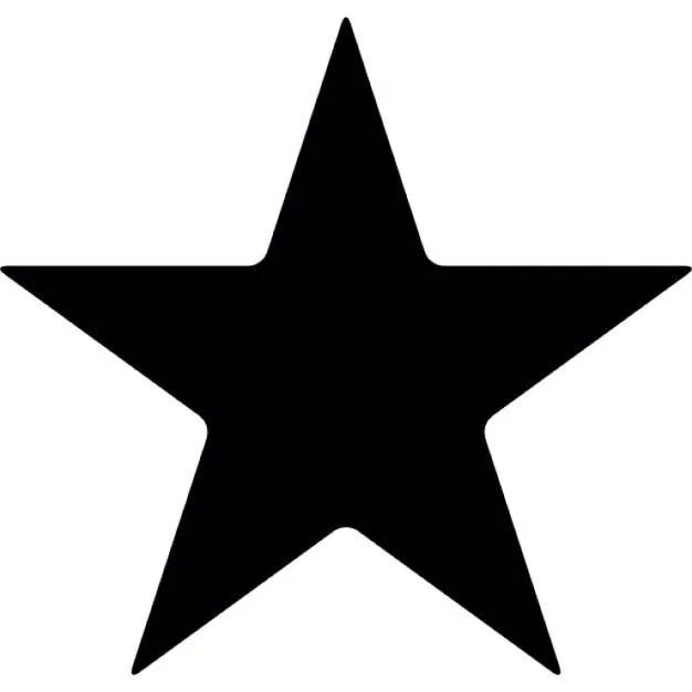 Silueta estrella señalada | Descargar Iconos gratis