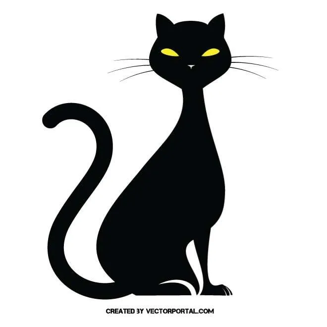 Silueta de gato Royalty Free Stock SVG Vector and Clip Art