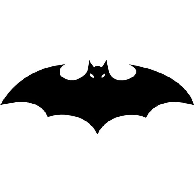 Silueta de murciélago con las alas extendidas | Descargar Iconos ...