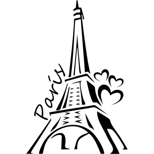 silueta de torre eiffel - Buscar con Google | dibujos | Pinterest ...