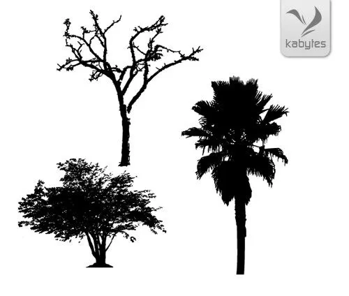 Siluetas de árboles - Digital Artist Toolbox