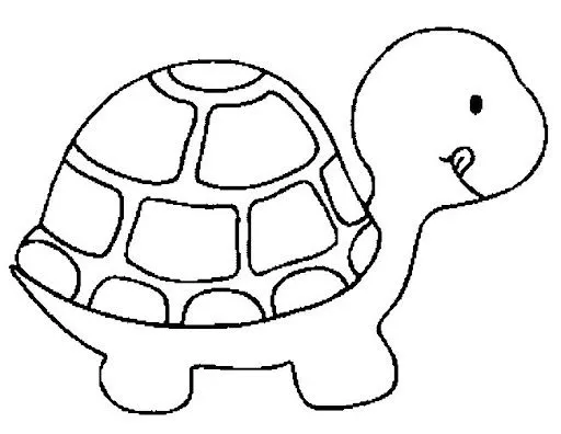 Siluetas de tortugas para colorear - Imagui