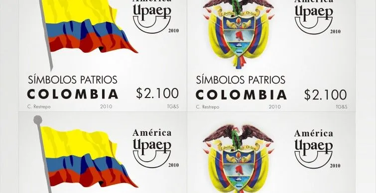 camilorestrepoq@aol.com: Estampilla Símbolos Patrios Colombia ...
