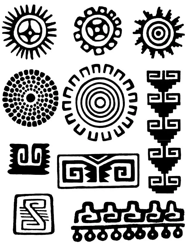 Gallery For > Simbolos Indigenas