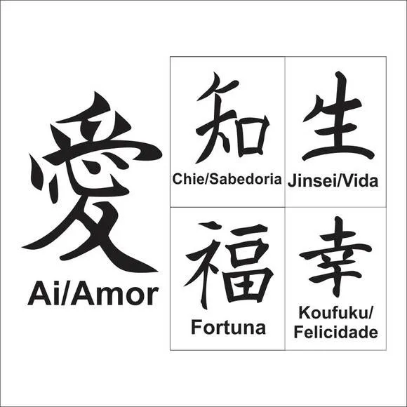 Kanji Significa Letra Chinesa Ou Num Sentido Mais Amplo Escrita ...