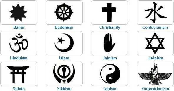 Simbolos de religiones - Imagui